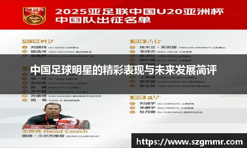 中国足球明星的精彩表现与未来发展简评